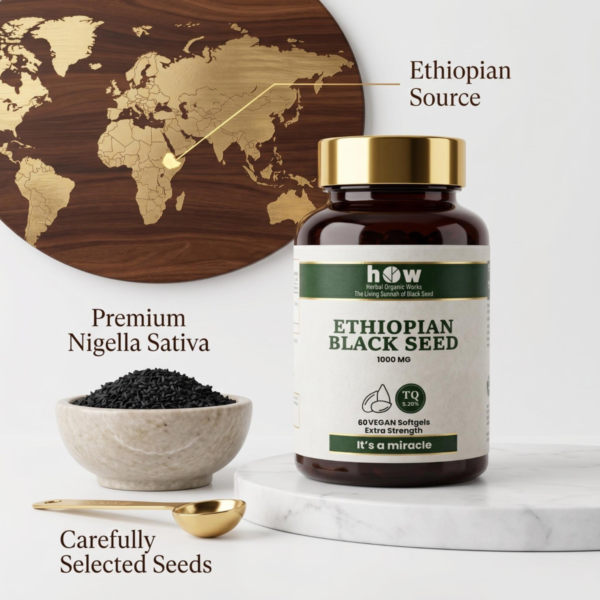 Ethiopian Black Seed Softgels
