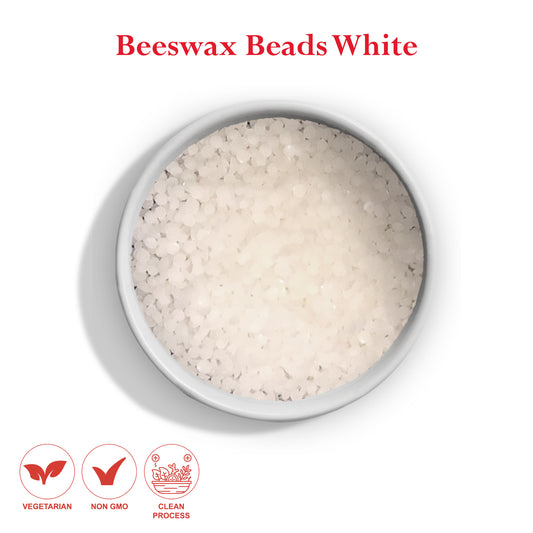 Beeswax Beads-White