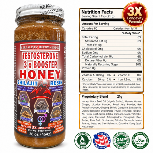 3x T-Booster Honey | For Testosterone Boost