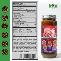 3x T booster honey Nutrition Facts