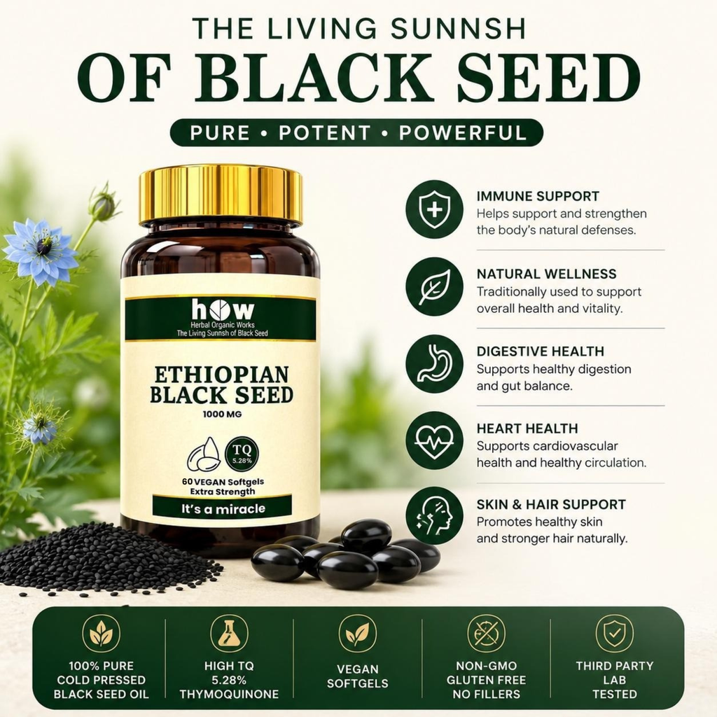 Ethiopian Black Seed Softgels
