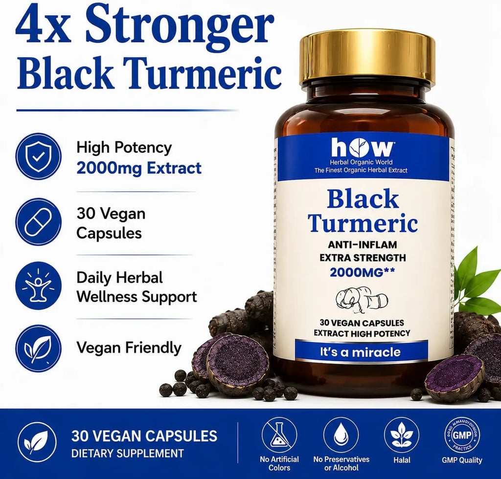 4x stronger Black Turmeric Capsules