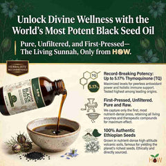 Black Seed Oil 4oz | Cold Pressed Ethiopian Nigella Sativa