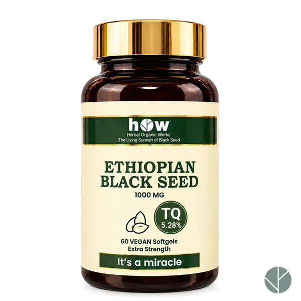 Ethiopian Black Seed Oil | Cold-Pressed, 5.17% TQ