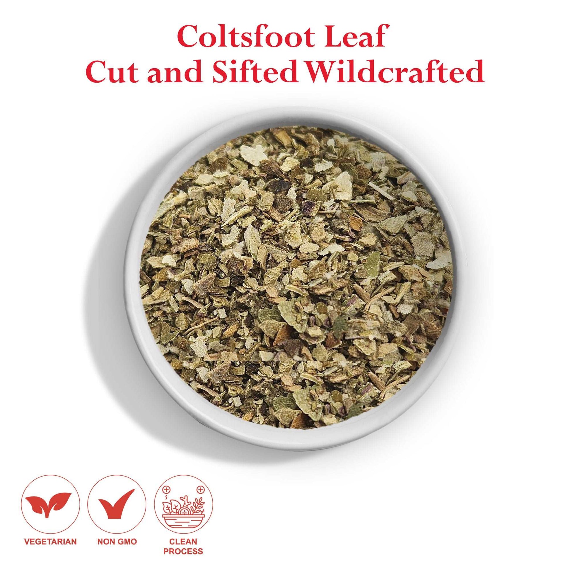Coltsfoot Leaves | Cut & Shifted Wildcrafted