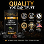 Shilajit + Ethiopian Black Seed Oil Gummies