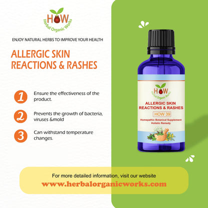 ALLERGIC SKIN RASHES AND REACTIONS-(HOW39)