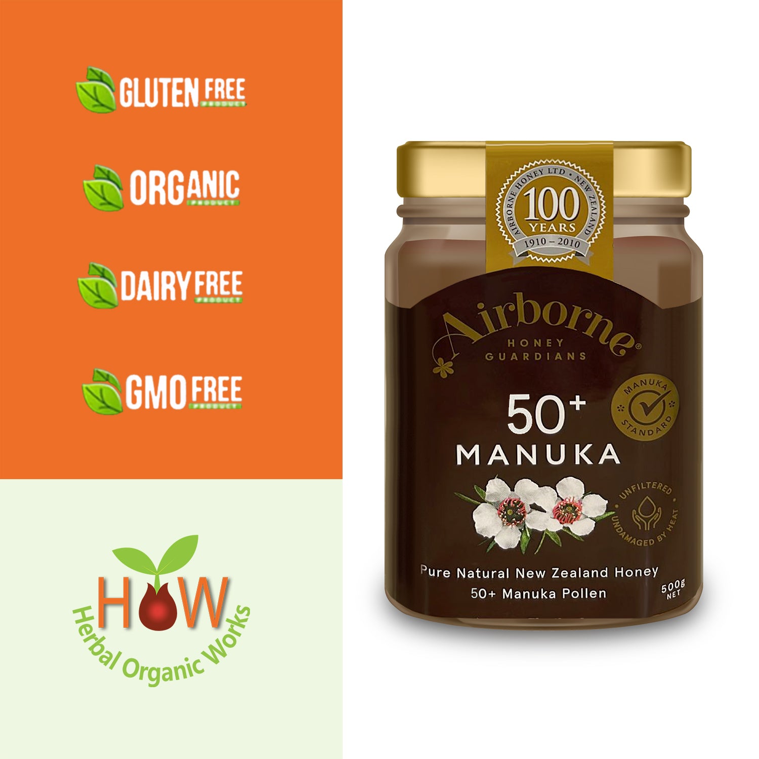 AIRBORNE manuka honey