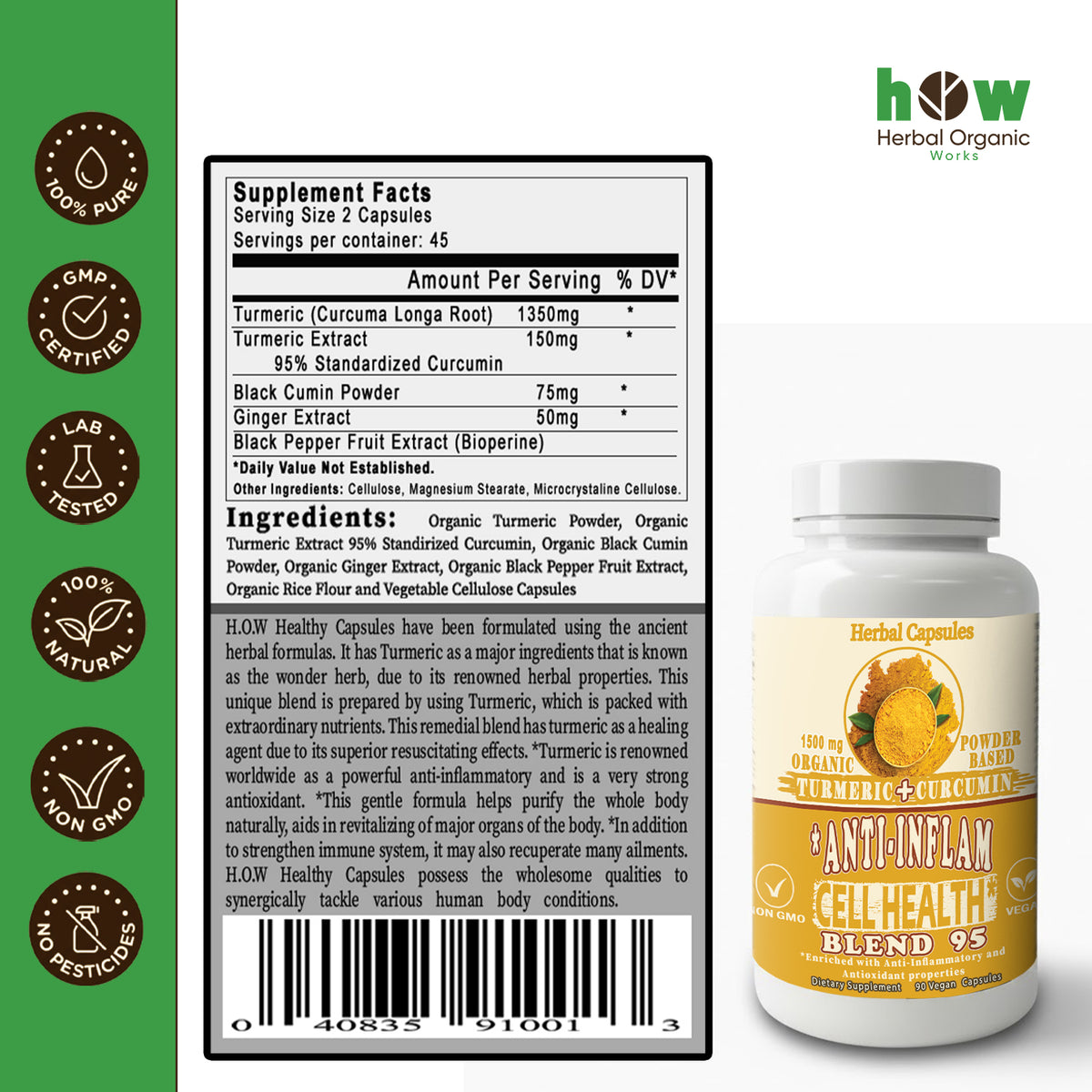Anti inflam Nutrition Facts