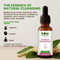 Burdock Root Extract – 100% Pure Herbal Tincture 30ml