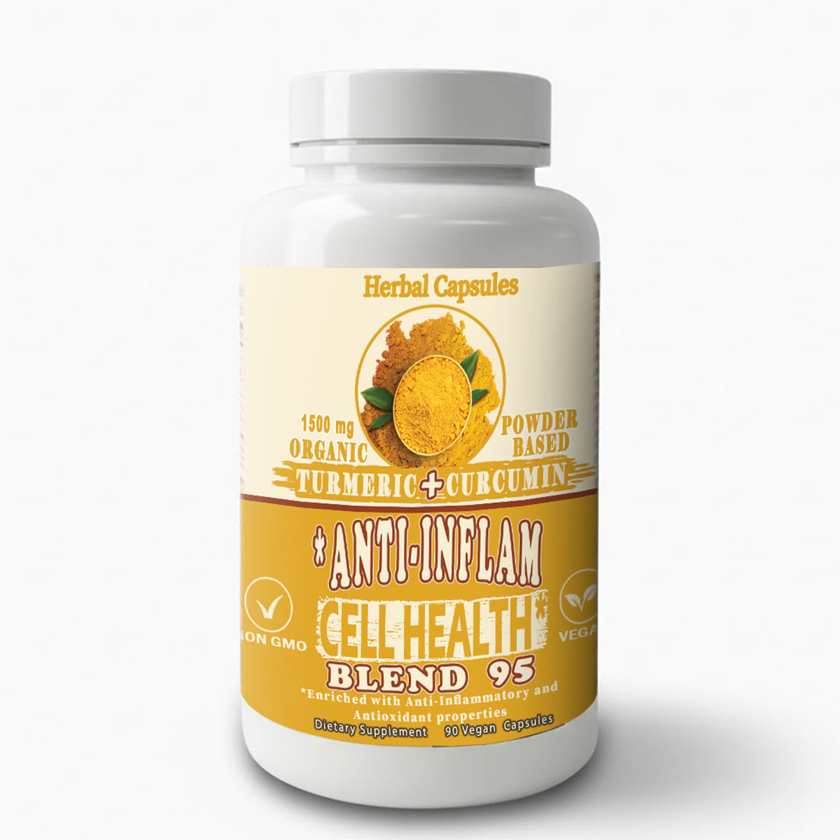 Powerful Anti Inflammatory Capsules for Fast Relief & Cell Health Support