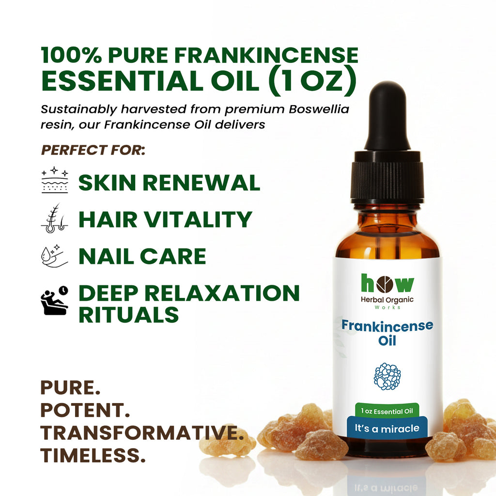Frankincense Oil – 100% Natural Essential Oil for Hair & Skin