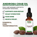 Crab Oil – Pure Andiroba Oil for Massage & Skin Care