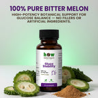 Bitter Melon Extract Capsules – Pure Momordica Charantia | 60 Capsules