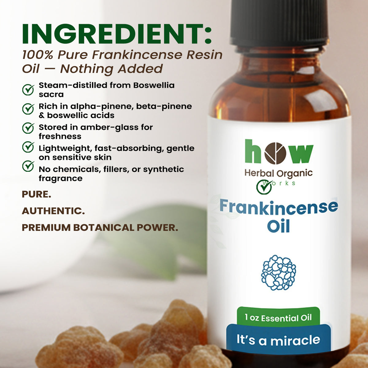 Frankincense Oil – 100% Natural Essential Oil for Hair & Skin