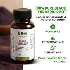 Black Turmeric –100%  Natural Anti-Inflammatory & Antioxidant Supplement | 30 Capsules