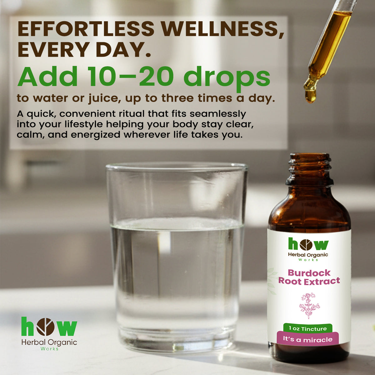 Burdock Root Extract – 100% Pure Herbal Tincture 30ml