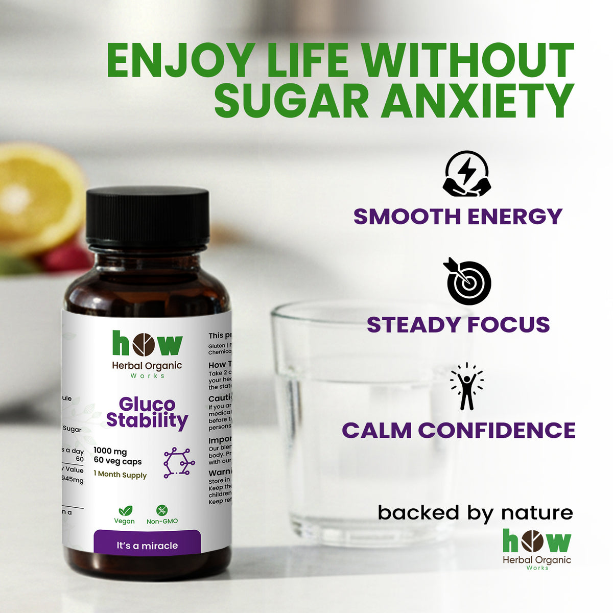 Bitter Melon Extract Capsules – Pure Momordica Charantia | 60 Capsules