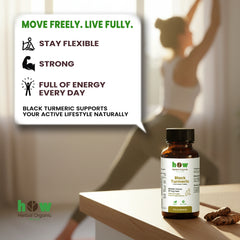 Black Turmeric –100%  Natural Anti-Inflammatory & Antioxidant Supplement | 30 Capsules