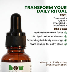 Calamus Essential Oil – Herbal Organic Works Premium Oil for Diffuser, Massage & Skincare | 1 oz Glass Bottle