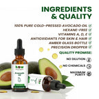 Avocado Oil – 100% Pure Cold-Pressed for Hair & Skin