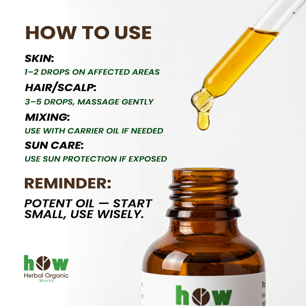 Babchi Oil – Pure Herbal Cold-Pressed for Hair & Skin | 1 oz