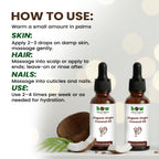 Coconut Oil – Pure Cold-Pressed for Hair & Skin, 30ml