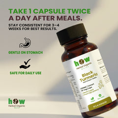 Black Turmeric –100%  Natural Anti-Inflammatory & Antioxidant Supplement | 30 Capsules