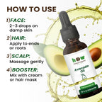 Avocado Oil – 100% Pure Cold-Pressed for Hair & Skin