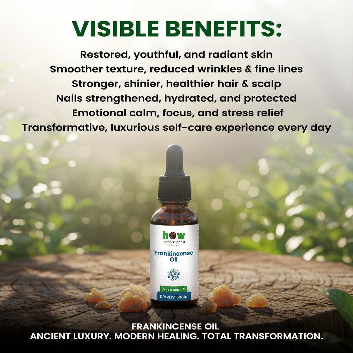Frankincense Oil – 100% Natural Essential Oil for Hair & Skin