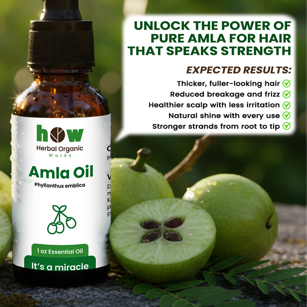 Amla Oil – 100% Pure Cold-Pressed Hair & Skin Oil | 1 oz