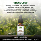 Bitter Almond Oil – Natural Care for Skin & Hair | 1 oz