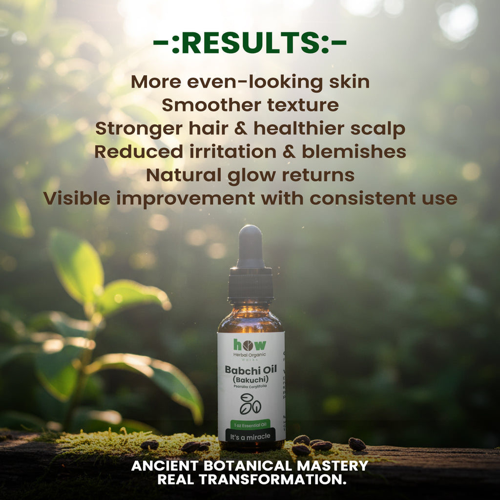 Babchi Oil – Pure Herbal Cold-Pressed for Hair & Skin | 1 oz
