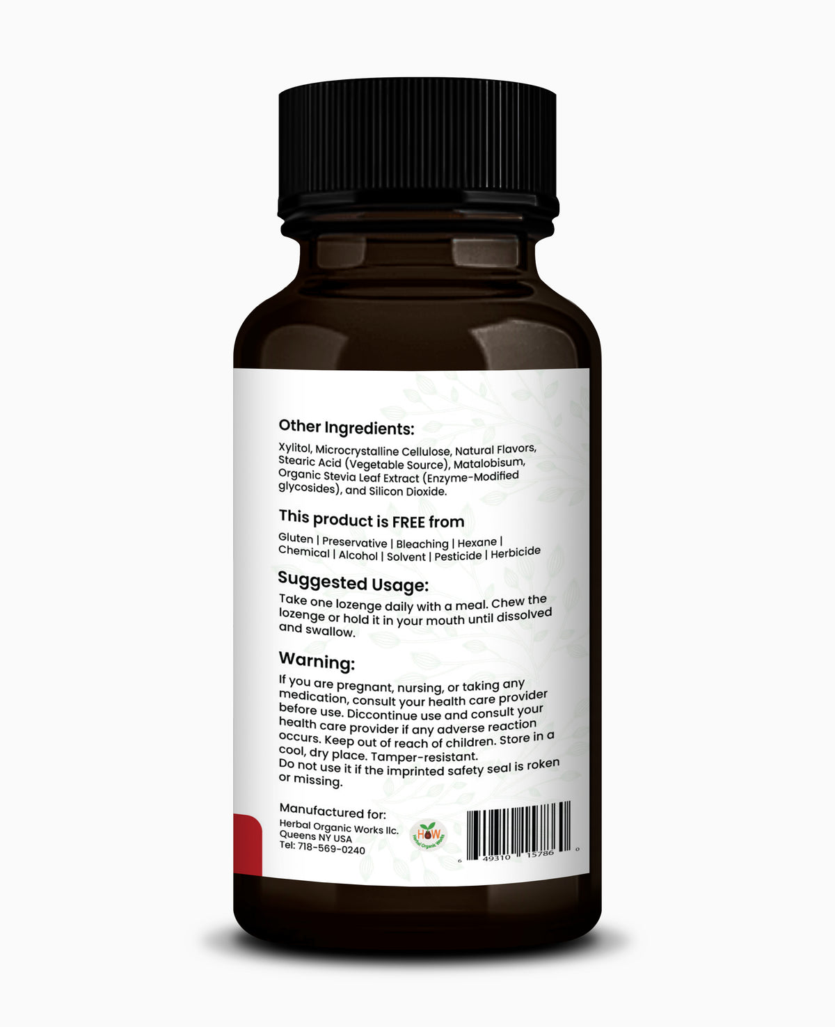 B-12 Lozenges ingredients