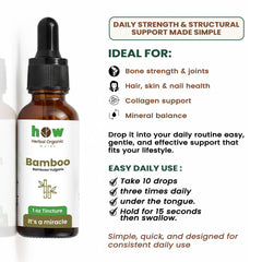 Bamboo tincture uses