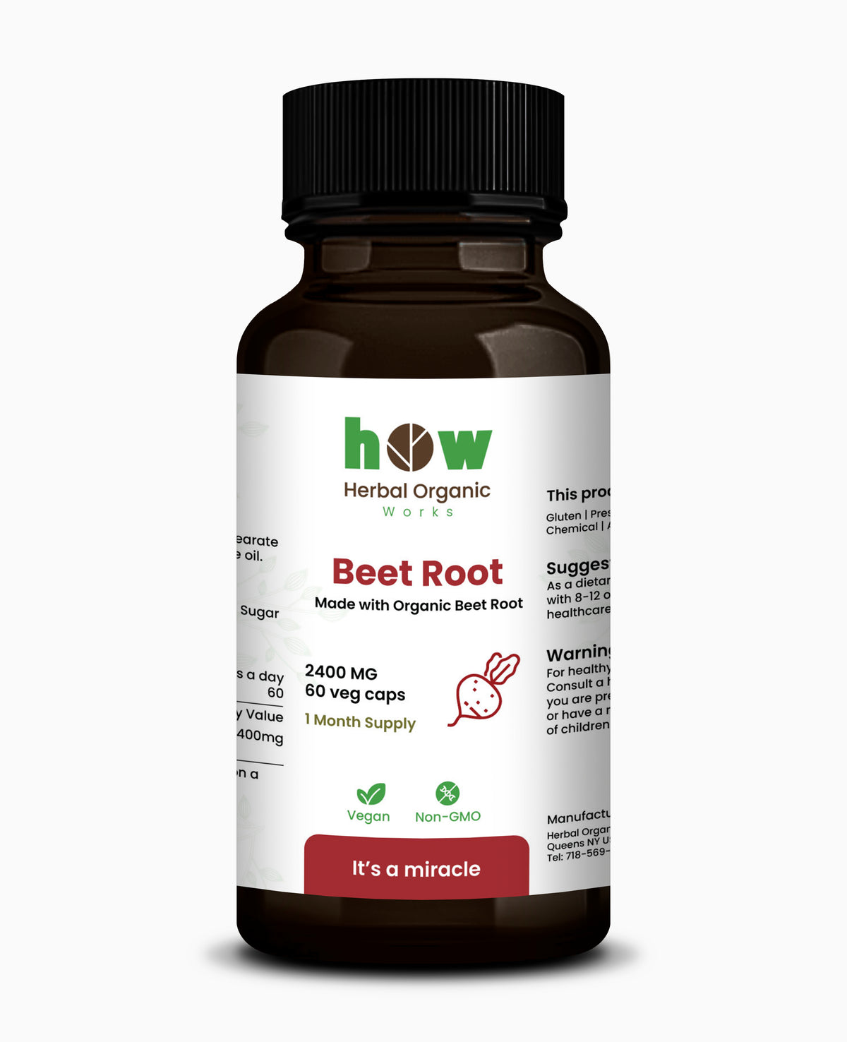 Beet Root Capsules – Natural Energy & Circulation Support