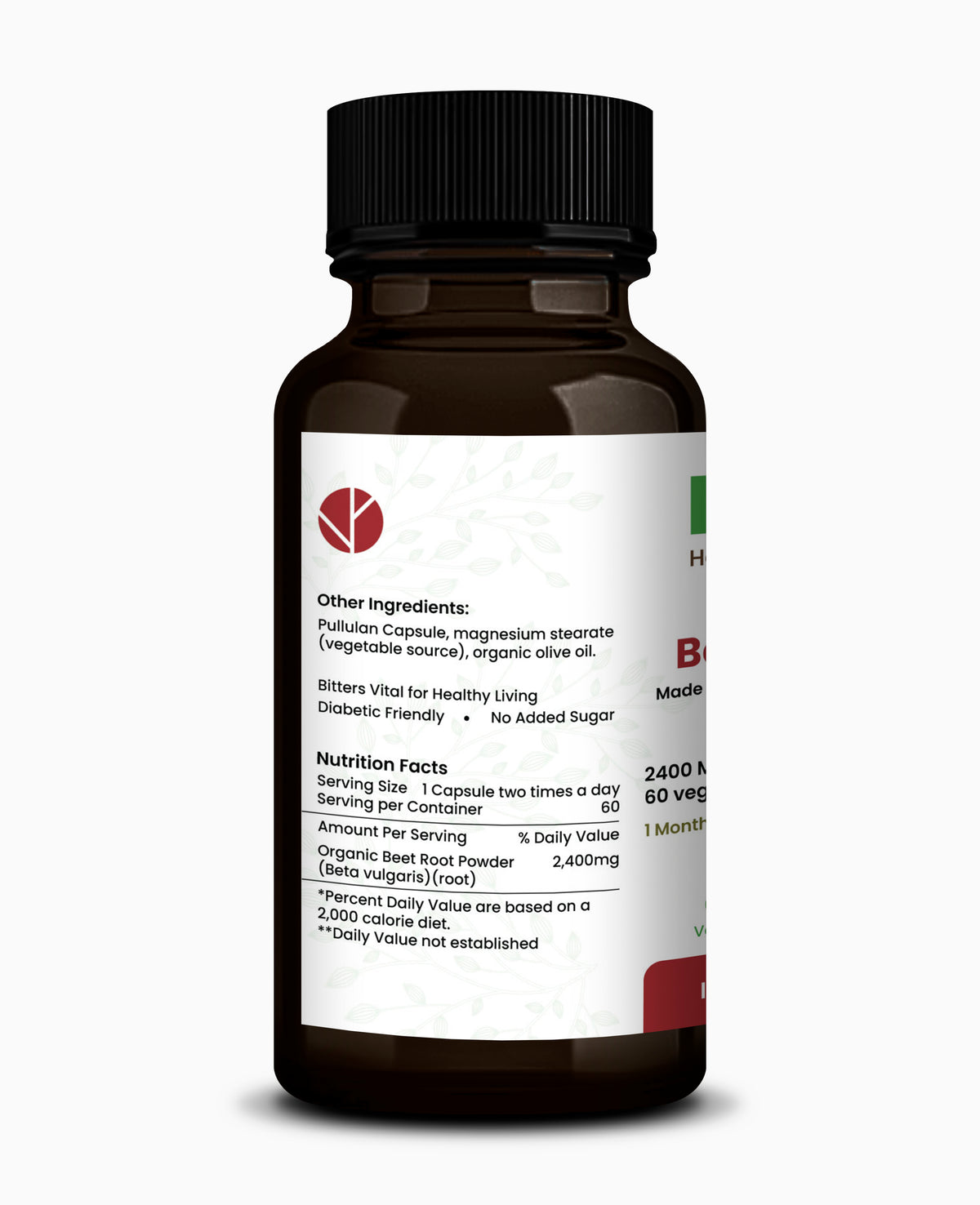 Beet Root Capsules – Natural Energy & Circulation Support