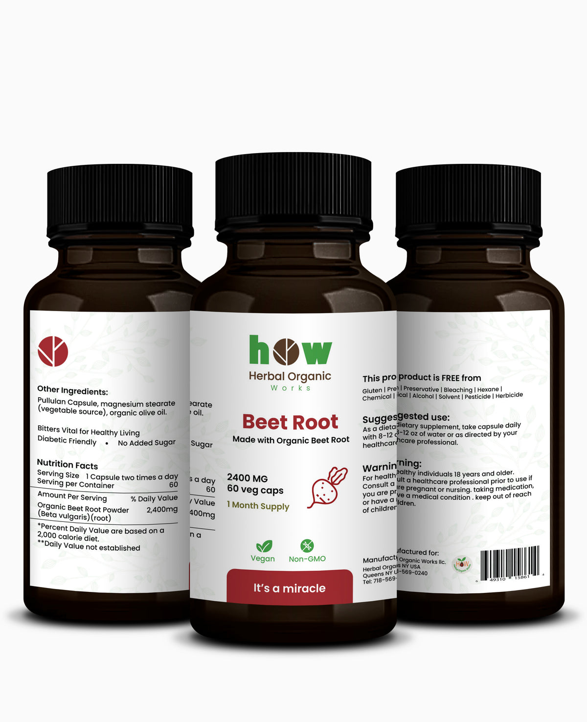 Beet Root Capsules – Natural Energy & Circulation Support