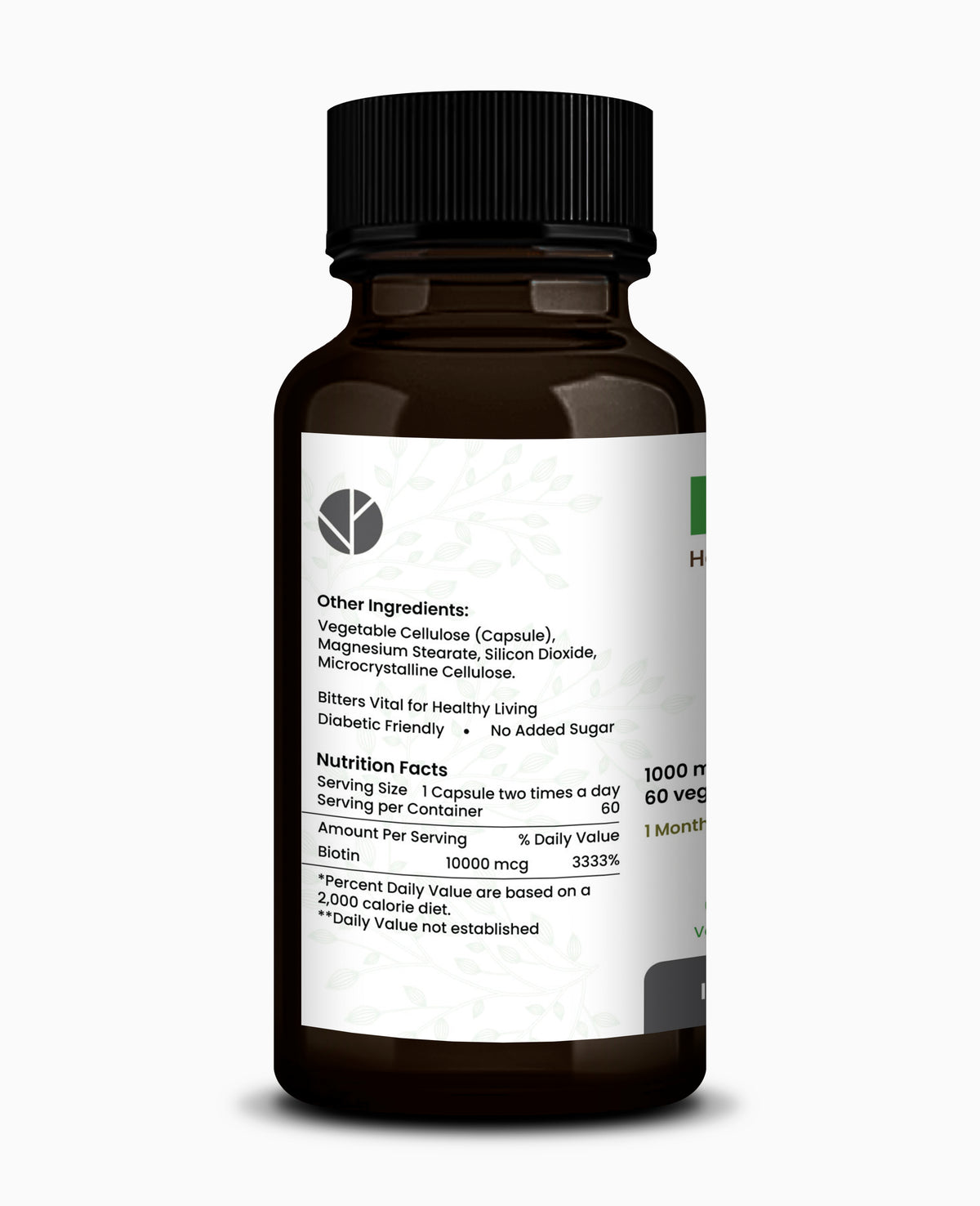 Biotin Capsules for Hair Growth, Skin & Nails Support