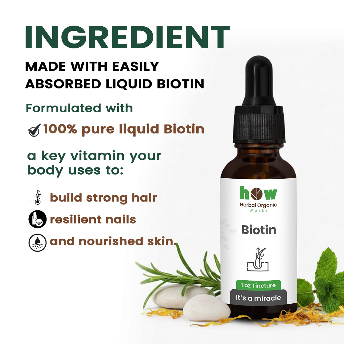 Biotin tincture ingredients