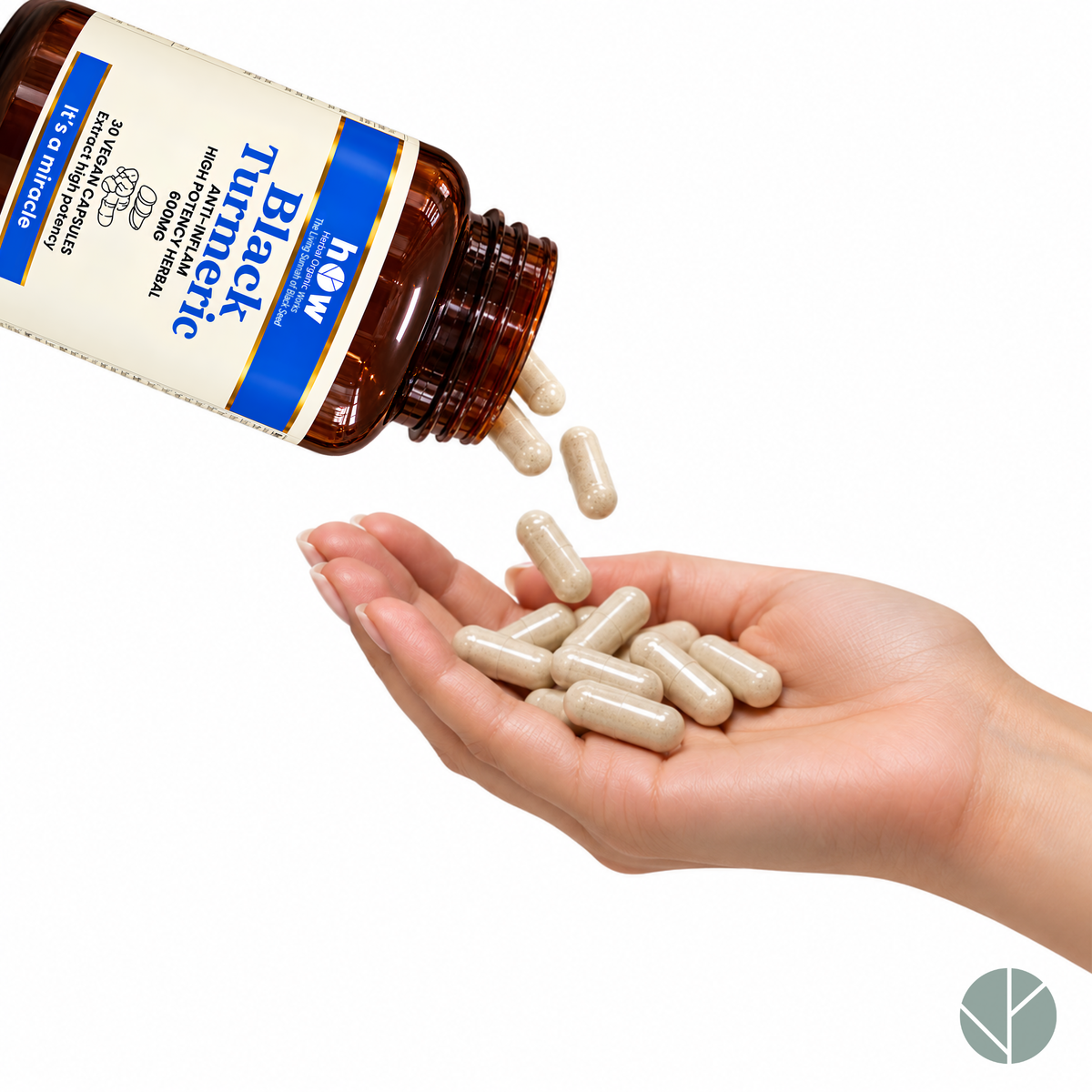 Natural Black Turmeric 30 Capsules