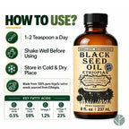 8oz Black Seed Oil Bottle