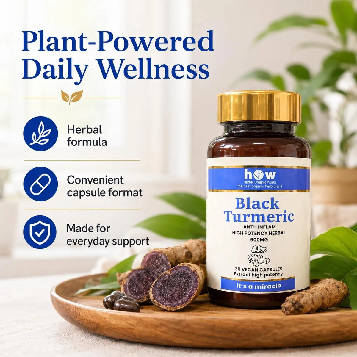 Black Turmeric Capsules daily wellness