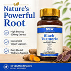 Black Turmeric Capsules Nature's Powerful Root