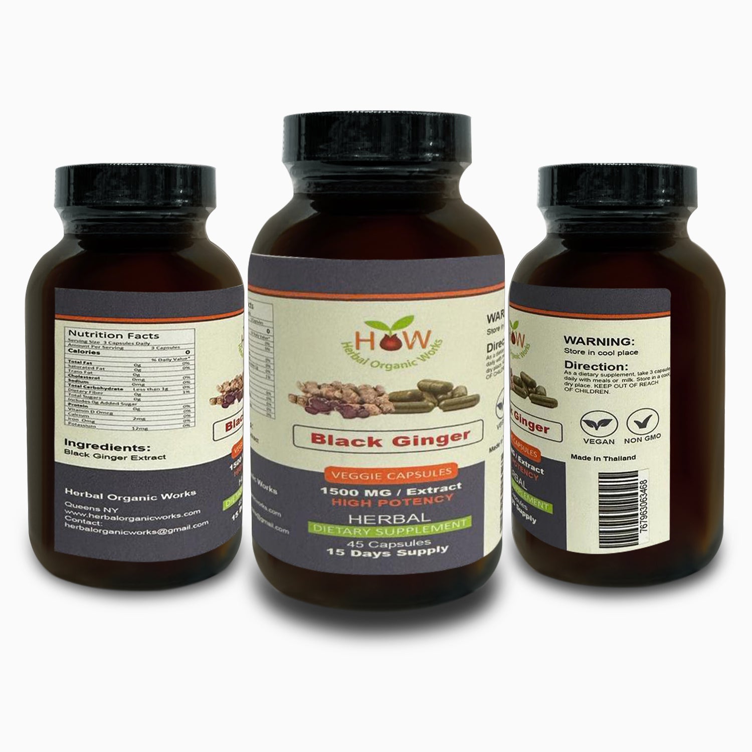 Black Ginger Supplements