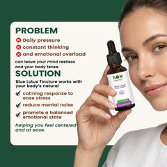 Blue Lotus Tincture | Natural Herbal Drops for Relaxation