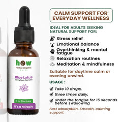 Blue Lotus Tincture uses