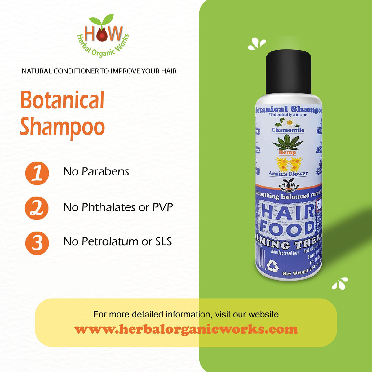 BOTANICAL SHAMPOO HAIR FOOD
