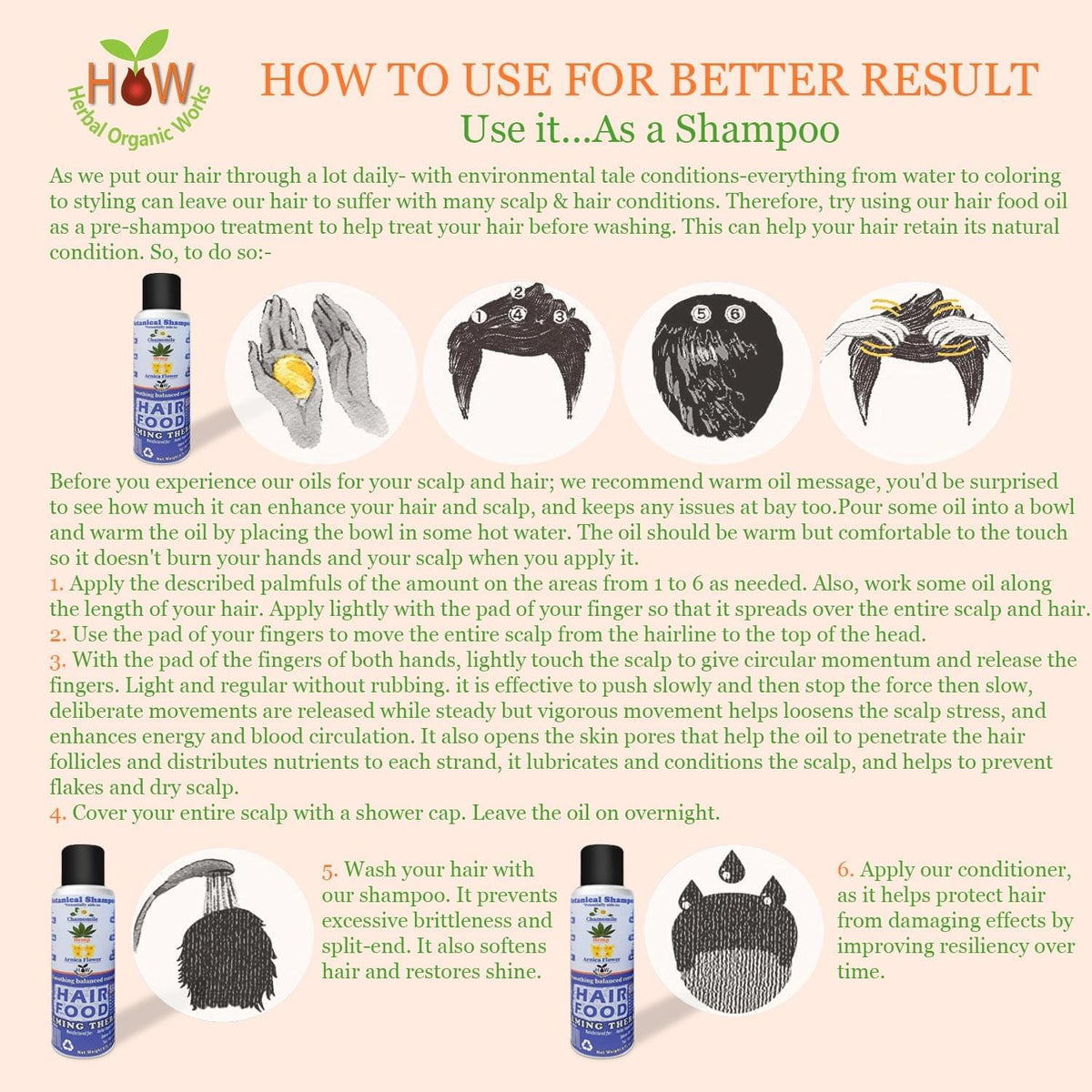 BOTANICAL SHAMPOO HAIR FOOD