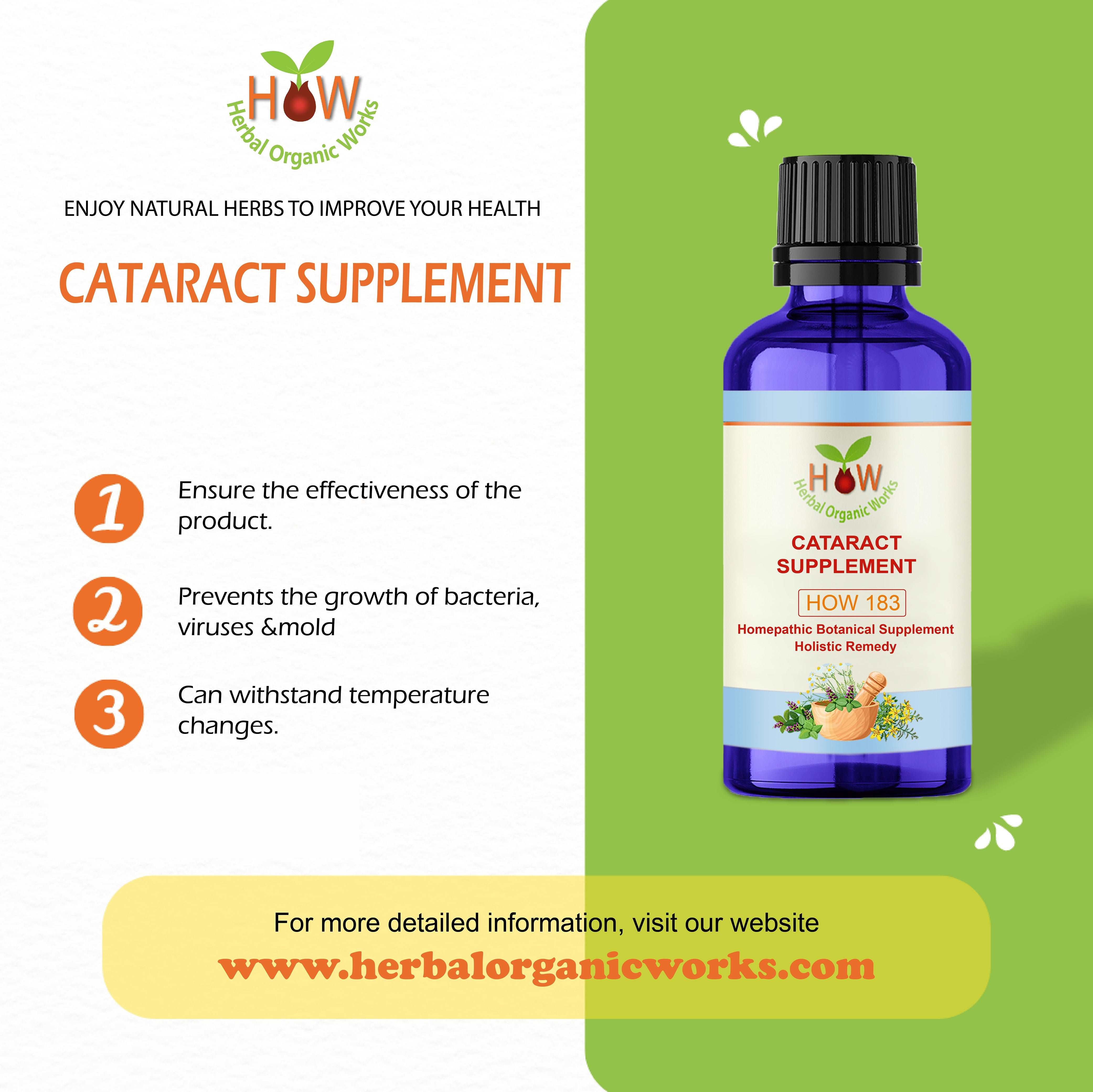 CATARACT SUPPLEMENTS-(HOW183)